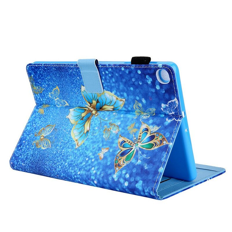 Etui Folio Samsung Galaxy Tab A7 Lite Motyle Etui Ochronne