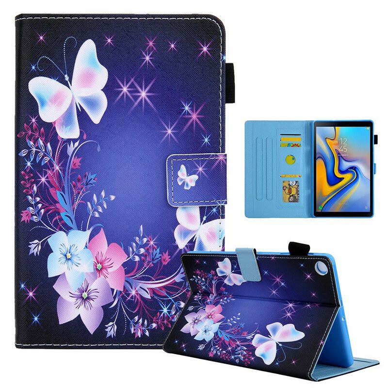 Etui Folio Samsung Galaxy Tab A7 Lite Wiele Motyli Etui Ochronne