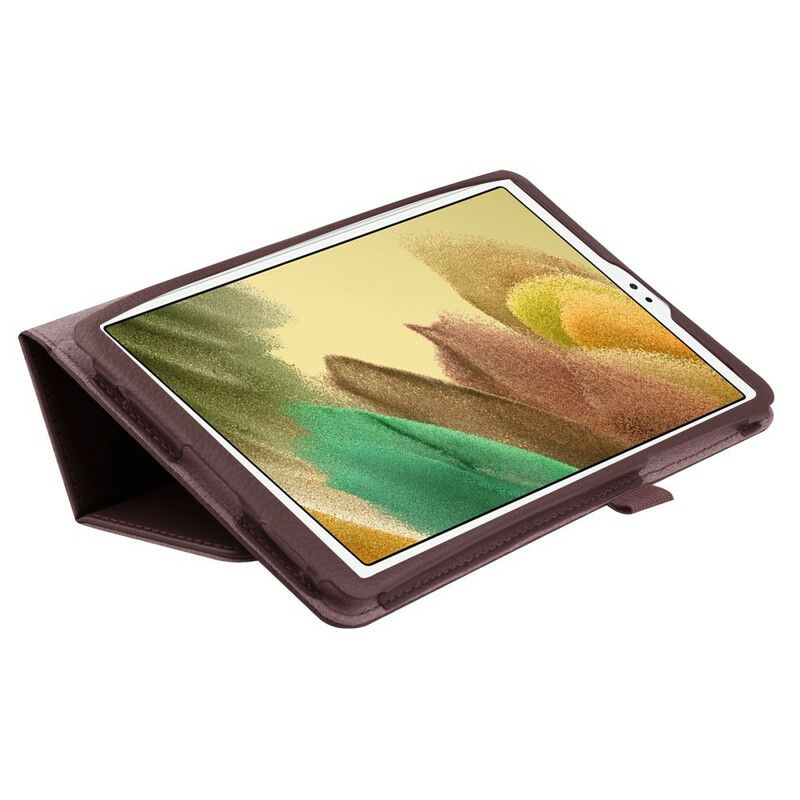 Etui Samsung Galaxy Tab A7 Lite 2 Klapki Ze Sztucznej Skóry Liczi