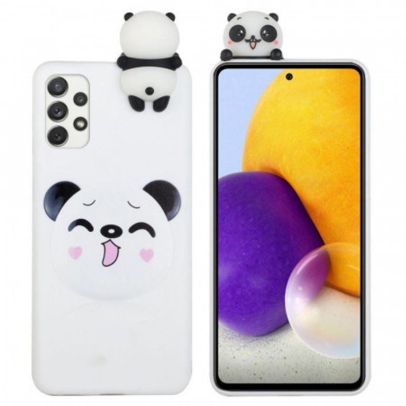 Etui do Samsung Galaxy A53 5G Panda Zabawa 3d