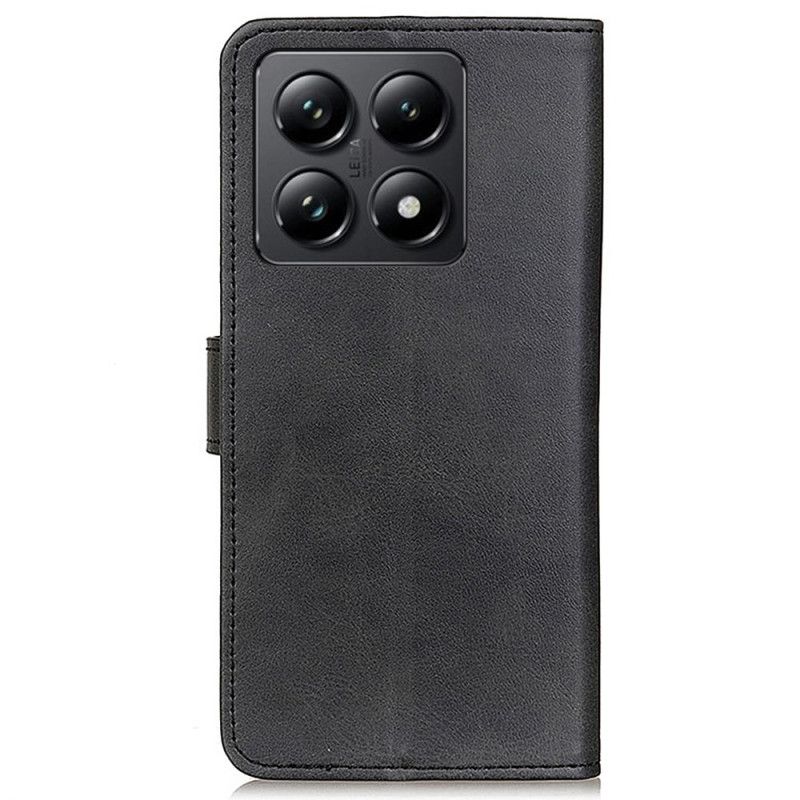 Etui Folio Xiaomi 14t Pro Matowa Sztuczna Skóra Etui Ochronne