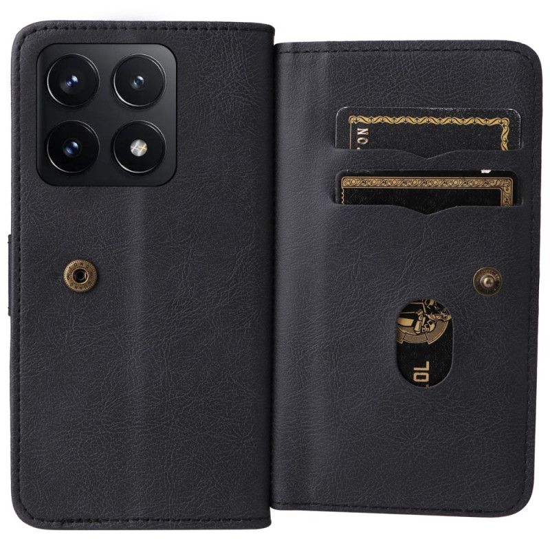 Etui Folio Xiaomi 14t Pro Styl Skórzany Etui Ochronne