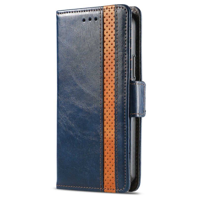 Etui Folio do Sony Xperia 1 IV Dwukolorowe Podwójne Zapięcie