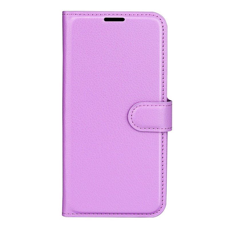 Etui Folio do Sony Xperia 1 IV Klasyczne Liczi