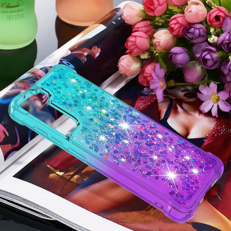 Etui Do Samsung Galaxy S21 Fe Brokatowe Kolory