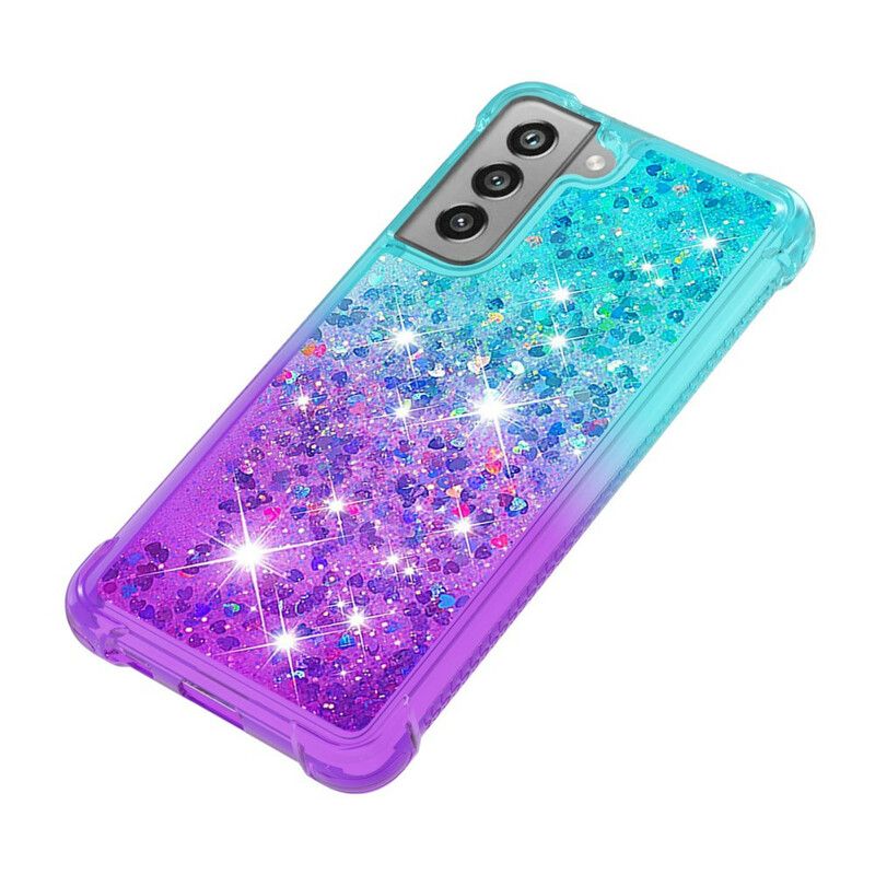 Etui Do Samsung Galaxy S21 Fe Brokatowe Kolory