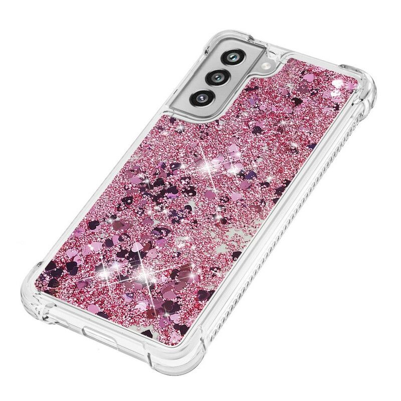 Etui Do Samsung Galaxy S21 Fe Pragnienia Cekiny