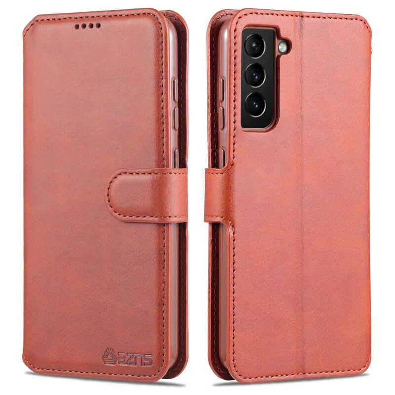 Etui Folio Samsung Galaxy S21 Fe Azns Retro Etui Ochronne