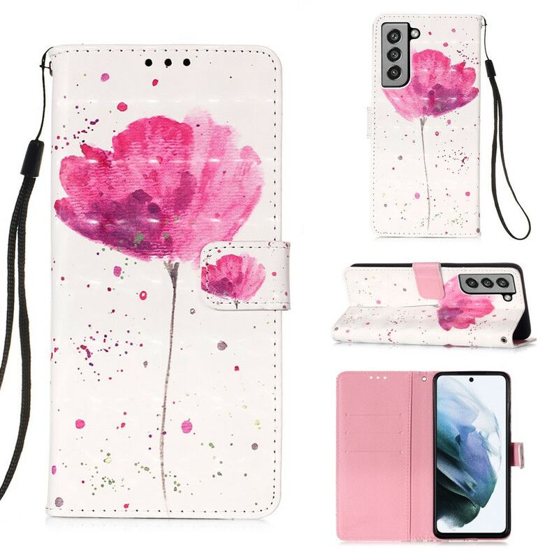 Etui Folio Samsung Galaxy S21 Fe Mak Akwarela