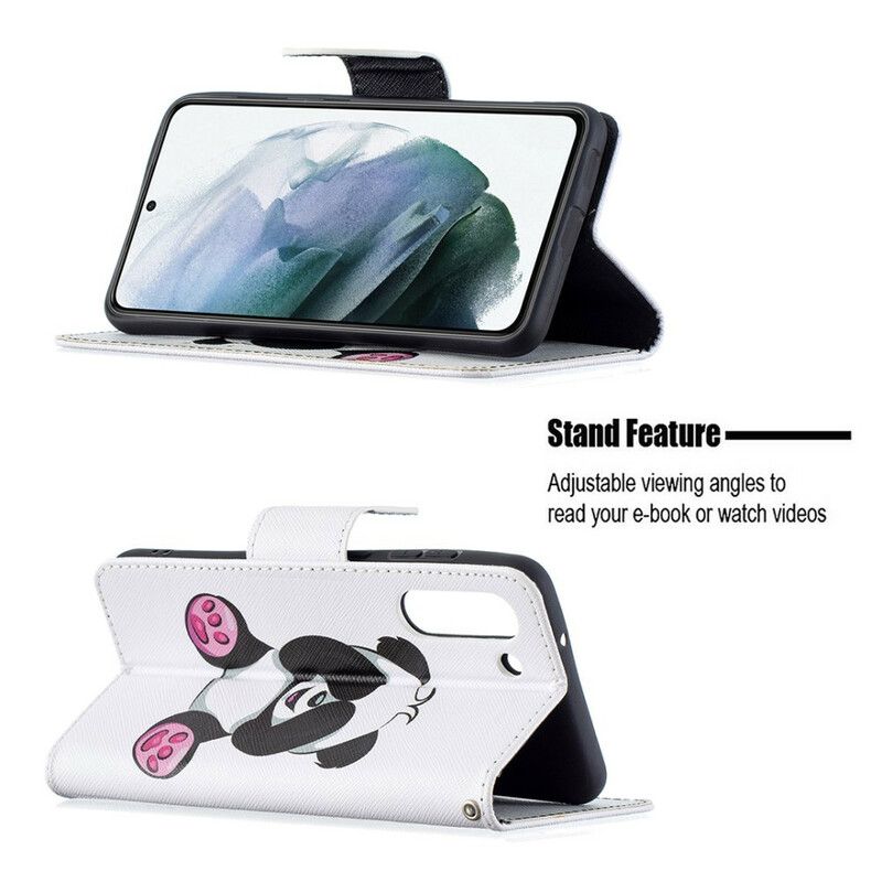 Etui Folio Samsung Galaxy S21 Fe Panda Zabawa