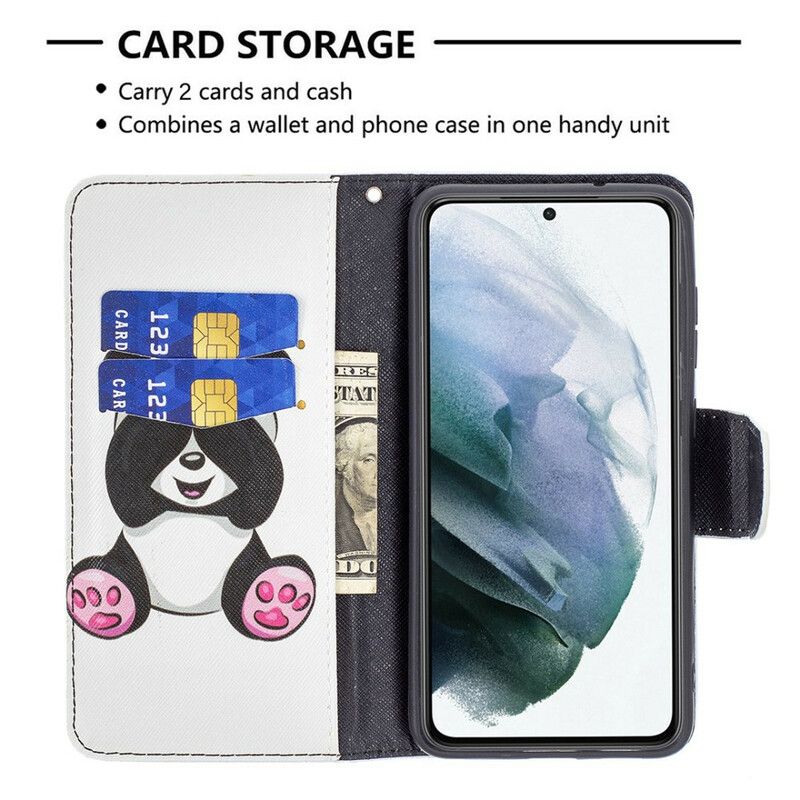 Etui Folio Samsung Galaxy S21 Fe Panda Zabawa