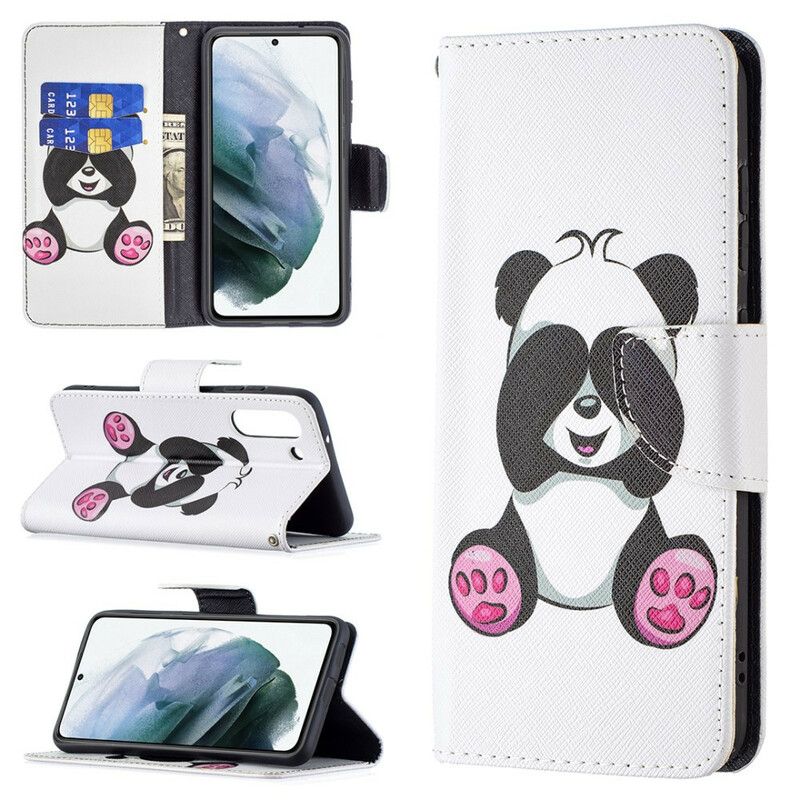 Etui Folio Samsung Galaxy S21 Fe Panda Zabawa