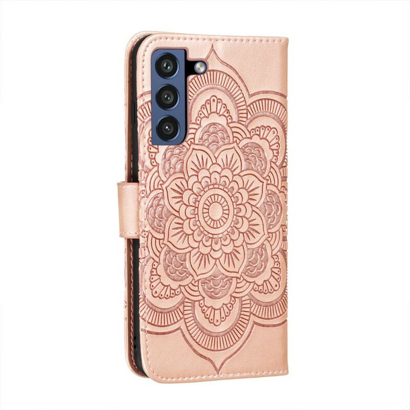 Etui Folio Samsung Galaxy S21 Fe Pełna Mandala Etui Ochronne