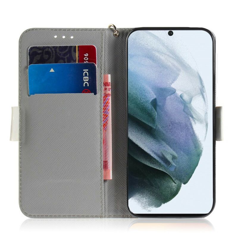 Etui Folio Samsung Galaxy S21 Fe Pomidor Na Cipce Stringi