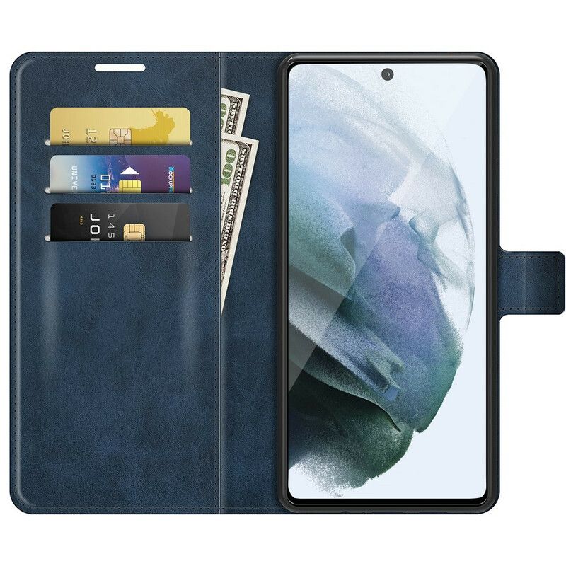 Etui Folio Samsung Galaxy S21 Fe Sztuczna Skóra Slim