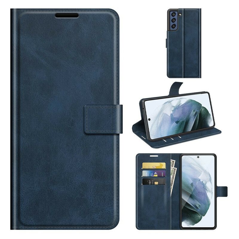 Etui Folio Samsung Galaxy S21 Fe Sztuczna Skóra Slim