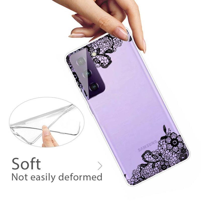 Etui Samsung Galaxy S21 Fe Cienka Koronka