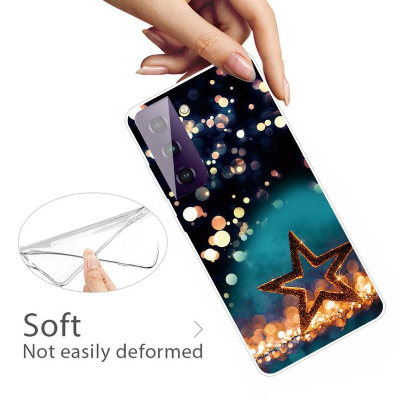 Etui Samsung Galaxy S21 Fe Elastyczna Gwiazda