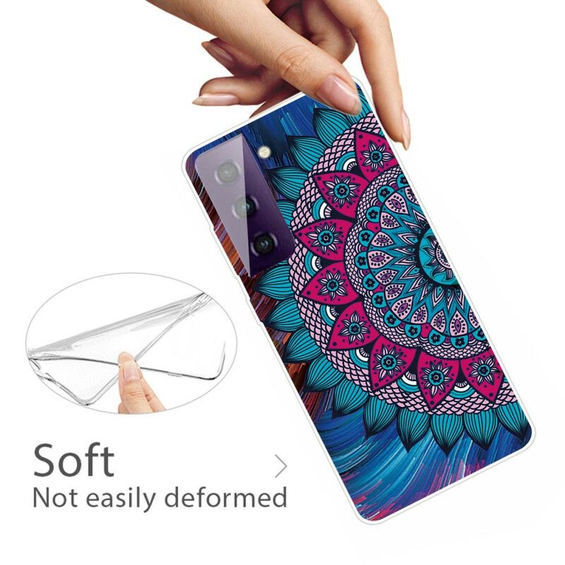 Etui Samsung Galaxy S21 Fe Kolorowa Mandala