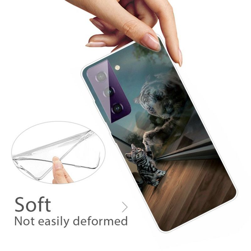 Etui Samsung Galaxy S21 Fe Marzenie Kociaka Etui Ochronne