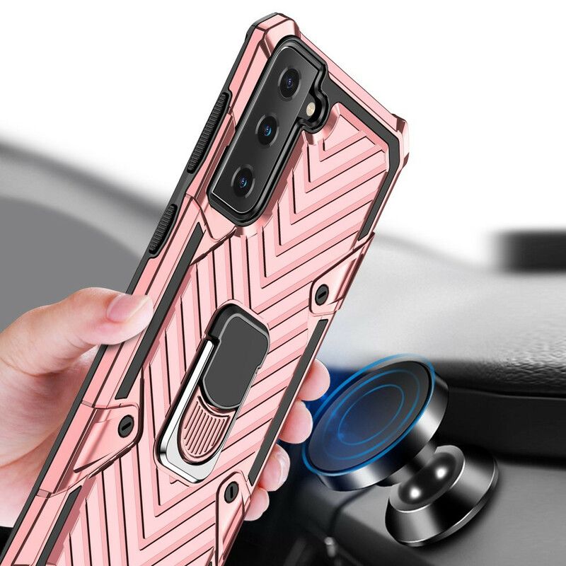 Etui Samsung Galaxy S21 Fe Odpinany Uchwyt Pierścieniowy Etui Ochronne