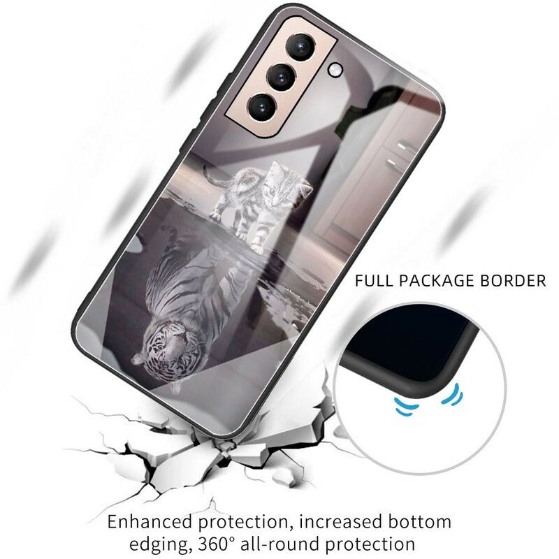 Etui Samsung Galaxy S21 Fe Szkło Hartowane Ernest Tygrys Etui Ochronne