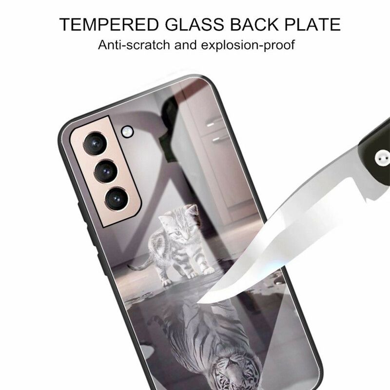 Etui Samsung Galaxy S21 Fe Szkło Hartowane Ernest Tygrys Etui Ochronne