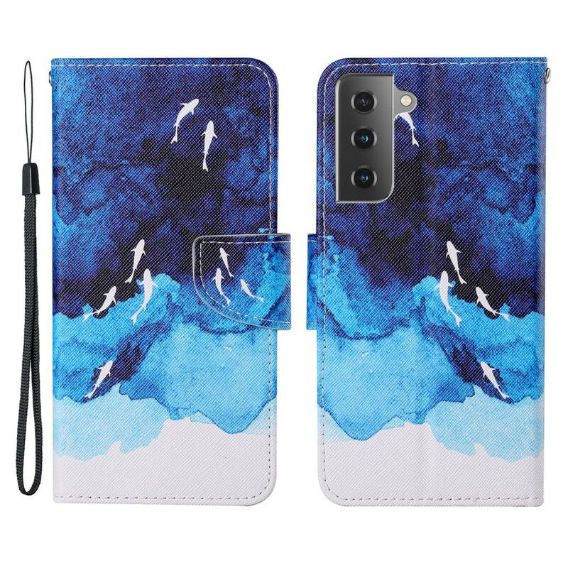 Obudowa Samsung Galaxy S21 Fe Etui Na Telefon Morze Ze Smyczą