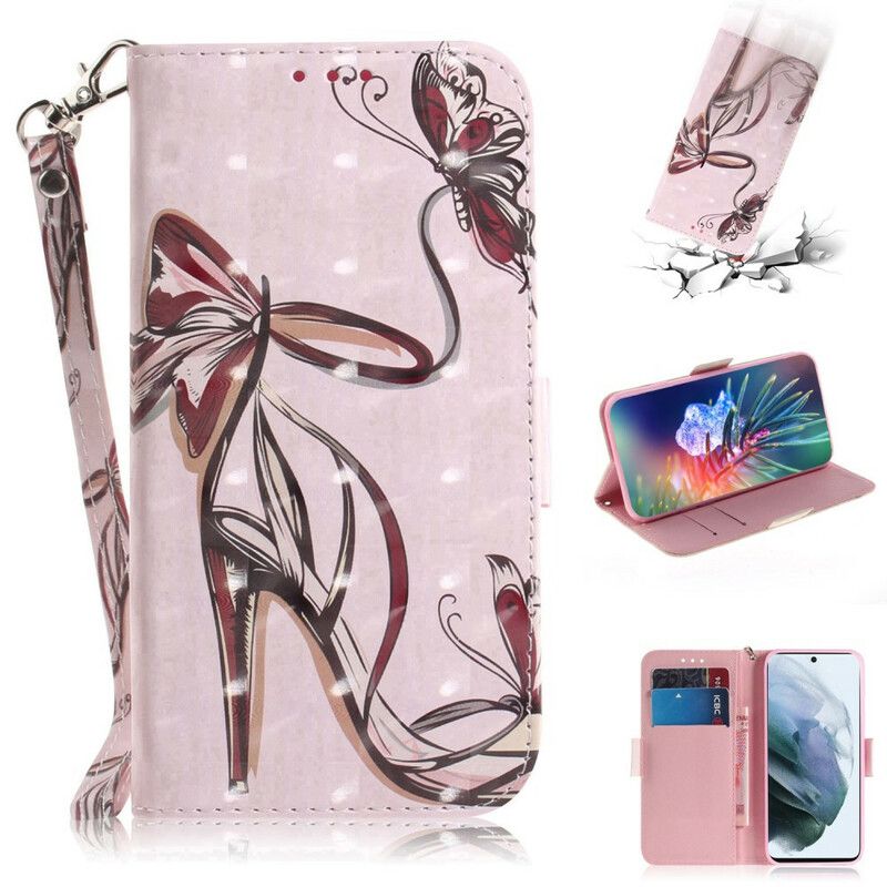 Obudowa Samsung Galaxy S21 Fe Etui Na Telefon Strappy Pump