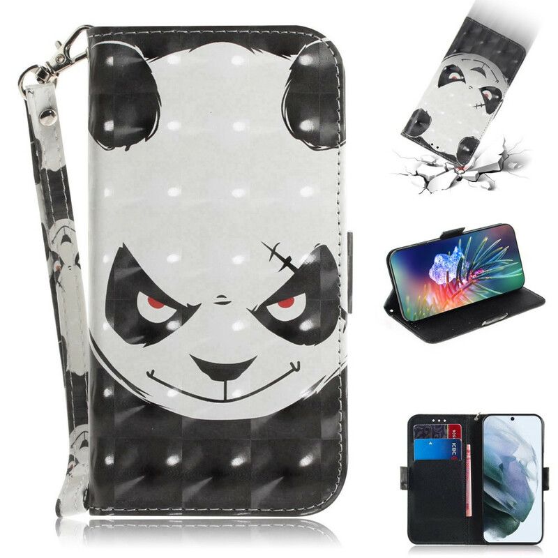 Pokrowce Samsung Galaxy S21 Fe Angry Panda Strappy