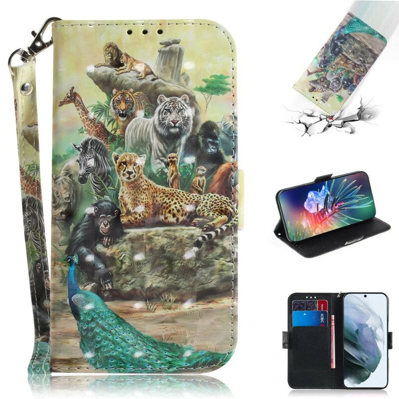 Pokrowce Samsung Galaxy S21 Fe Animal Safari Stringi