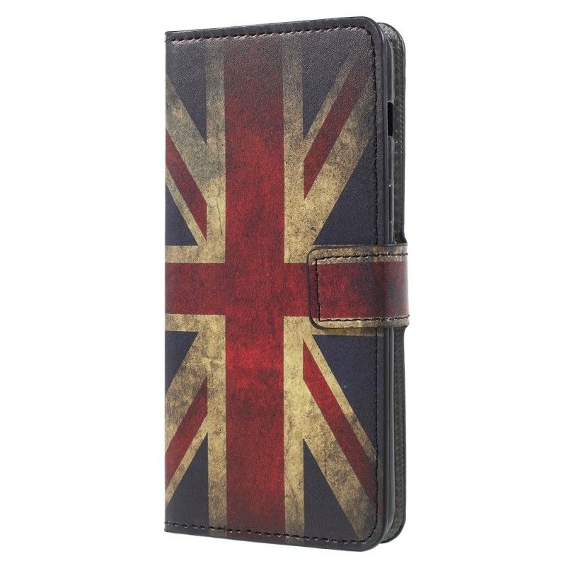 Etui Folio Samsung Galaxy A8 Flaga Anglii Etui Ochronne