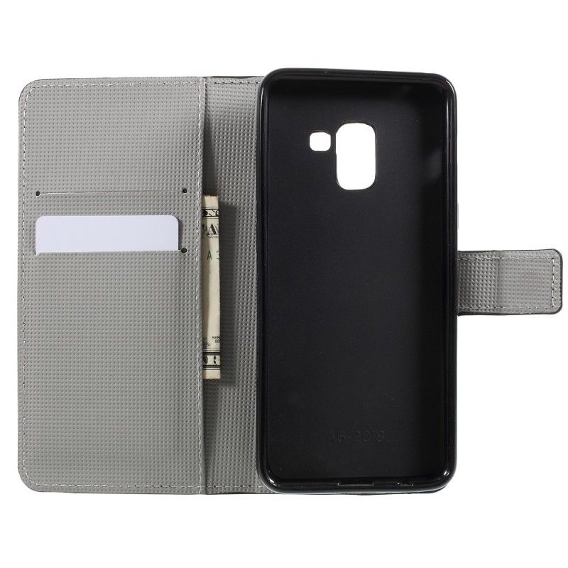 Etui Folio Samsung Galaxy A8 Flaga Anglii Etui Ochronne