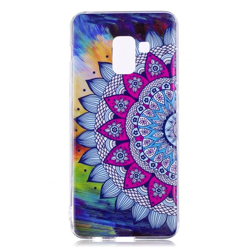 Etui Samsung Galaxy A8 Mandala W Kolorze Fluorescencyjnym