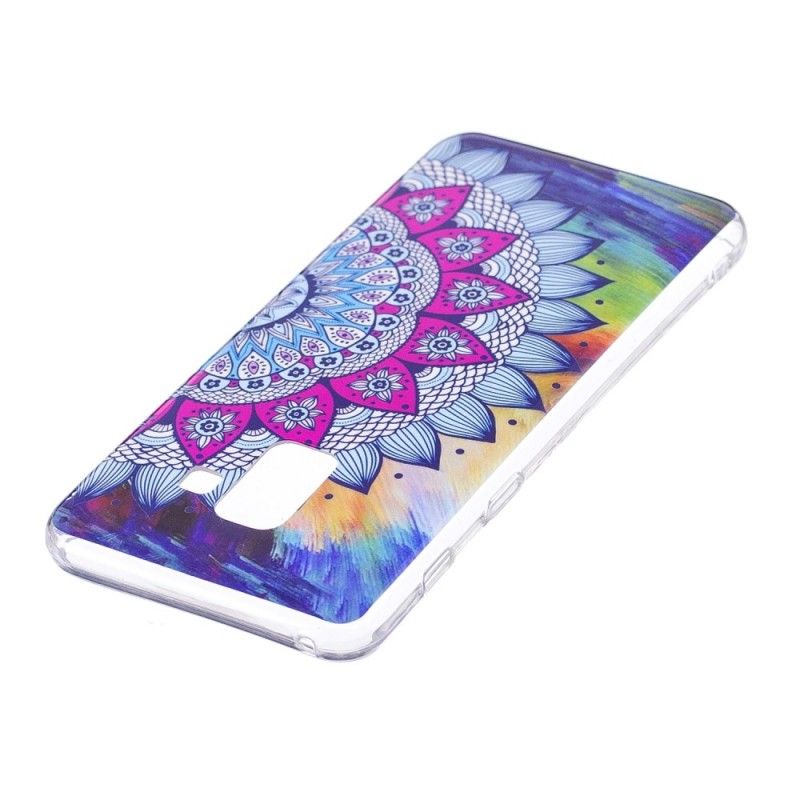 Etui Samsung Galaxy A8 Mandala W Kolorze Fluorescencyjnym