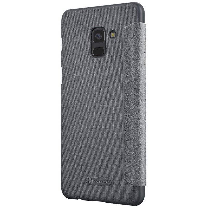 Flip Kotelot Samsung Galaxy A8 Purpurowy Nillkin