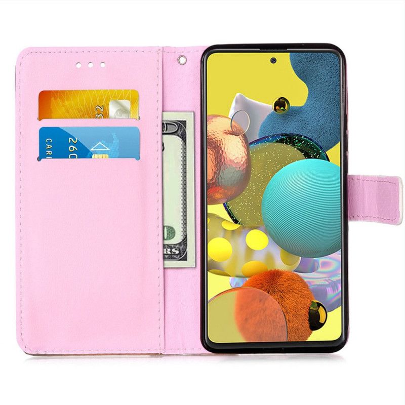 Etui Folio Samsung Galaxy A51 5G Chińska Panda Drzewna