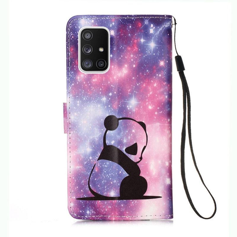 Etui Folio Samsung Galaxy A51 5G Galaktyczna Panda