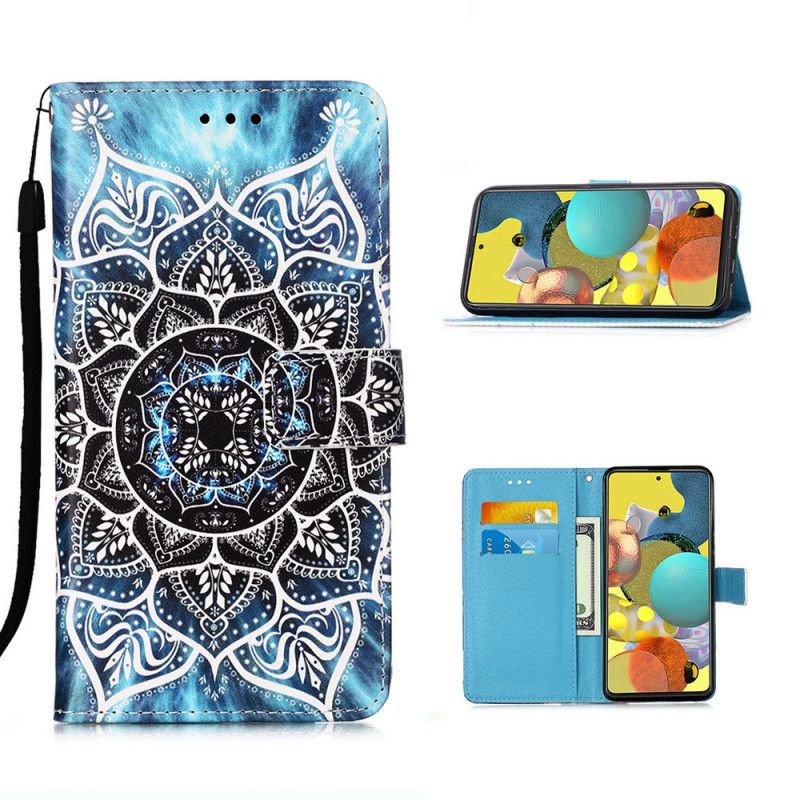 Etui Folio Samsung Galaxy A51 5G Mandala Na Niebie Etui Ochronne