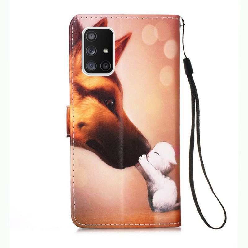 Etui Folio Samsung Galaxy A51 5G Przyjaciel Kota Ernesta