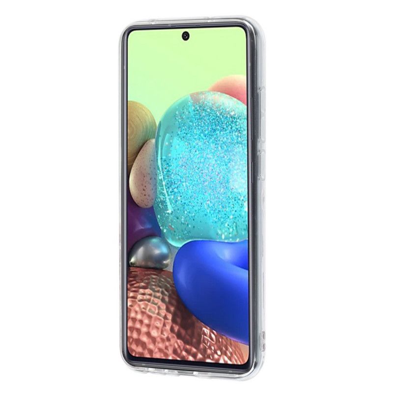 Etui Samsung Galaxy A51 5G Fluorescencyjna Sowa Mandala