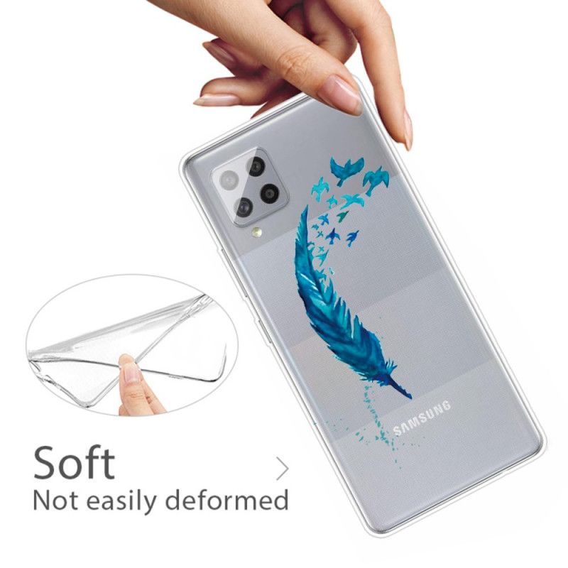 Etui Samsung Galaxy A51 5G Piękne Pióro