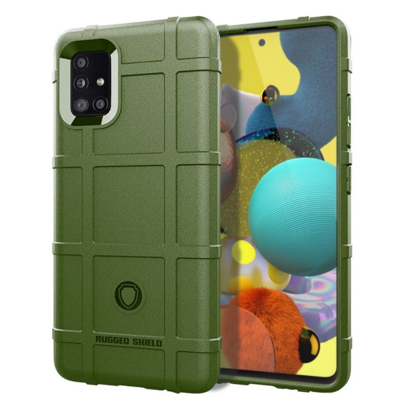 Etui Samsung Galaxy A51 5G Szary Czarny Wytrzymała Tarcza Etui Ochronne