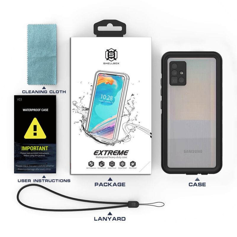 Etui Samsung Galaxy A51 5G Wodoodporny Shellbox