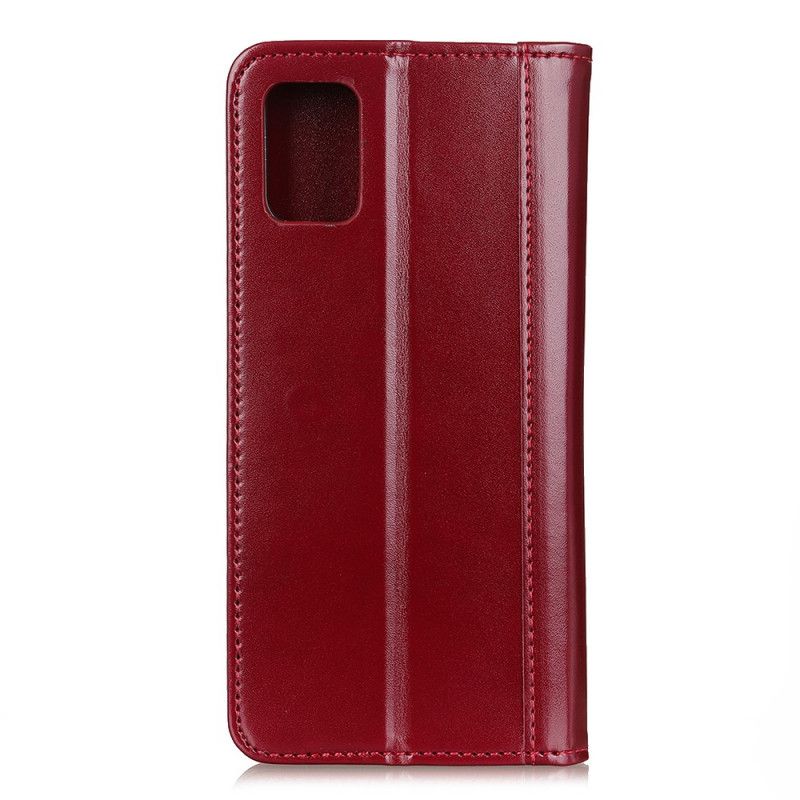 Flip Kotelot Samsung Galaxy A51 5G Dwoina Skórzana Etui Ochronne