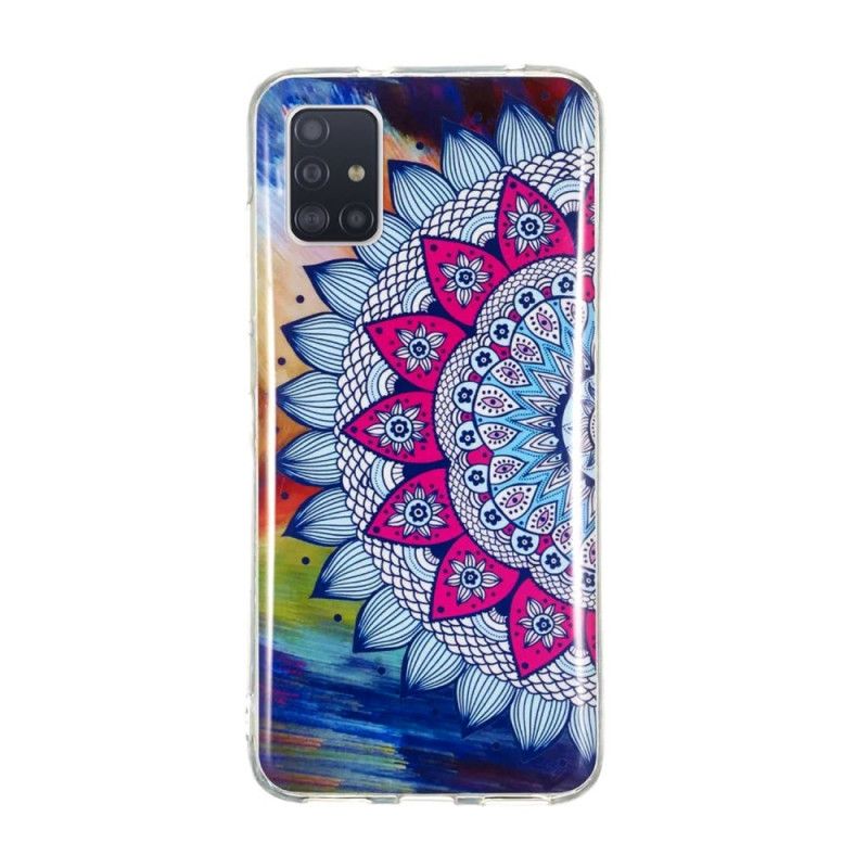 Futerały Samsung Galaxy A51 5G Etui na Telefon Mandala W Kolorze Fluorescencyjnym