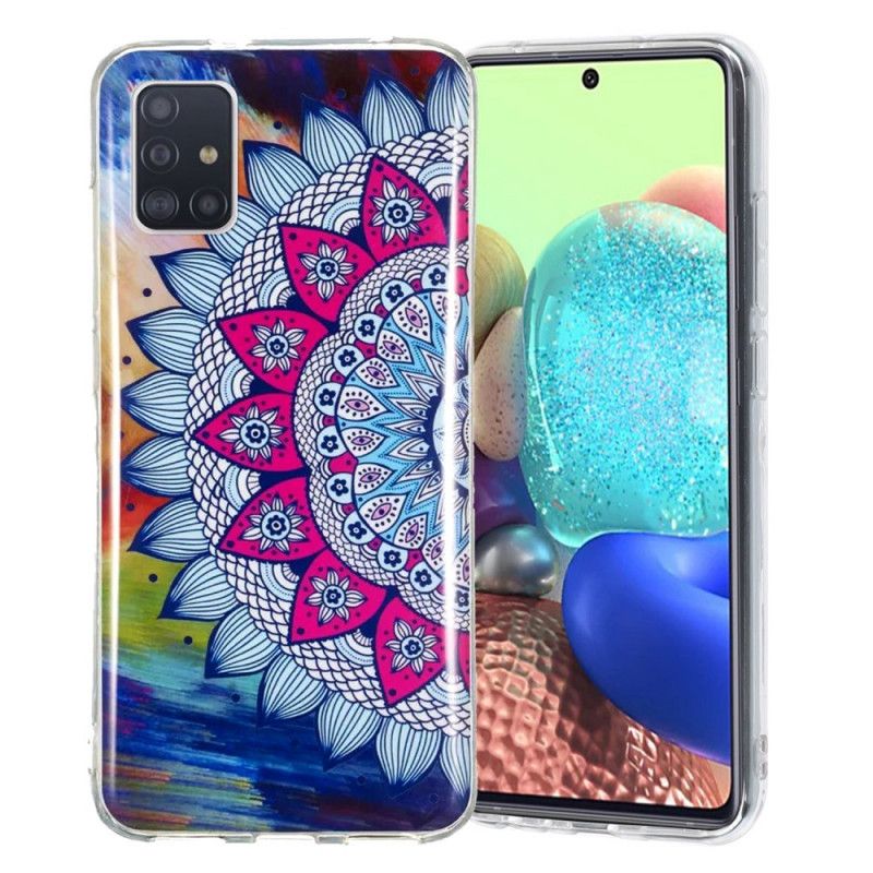 Futerały Samsung Galaxy A51 5G Etui na Telefon Mandala W Kolorze Fluorescencyjnym