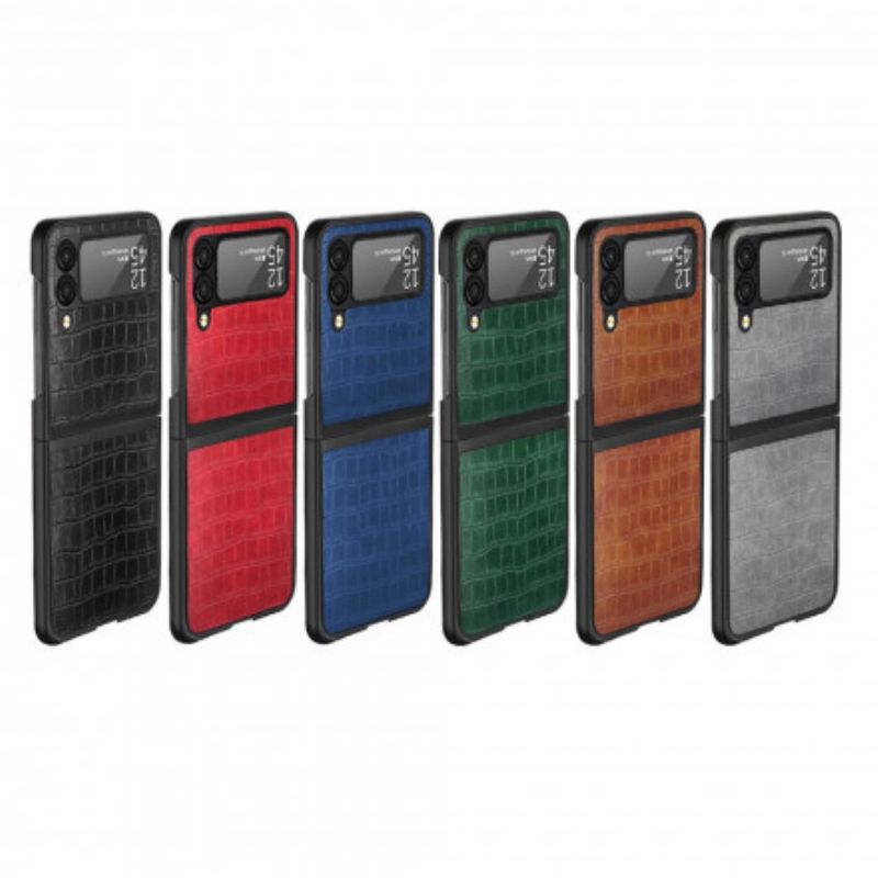 Etui Do Samsung Galaxy Z Flip 3 5g Styl Krokodyla