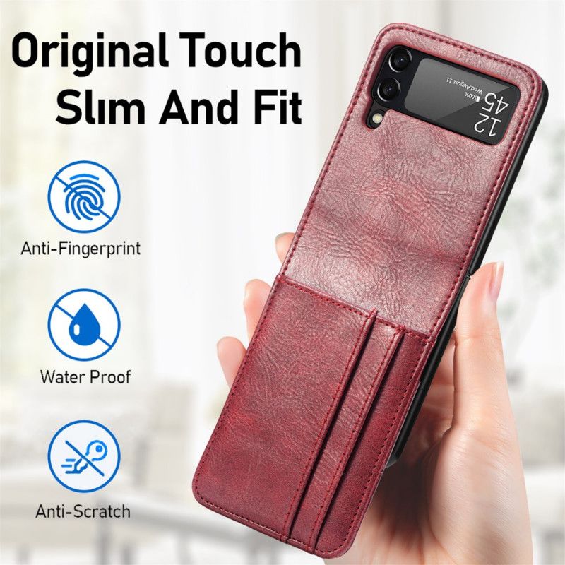 Etui Samsung Galaxy Z Flip 3 5g Portfel Skórzany W Stylu