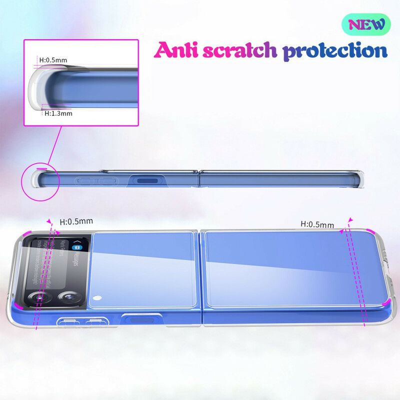 Etui Samsung Galaxy Z Flip 3 5g Przezroczysty Etui Ochronne